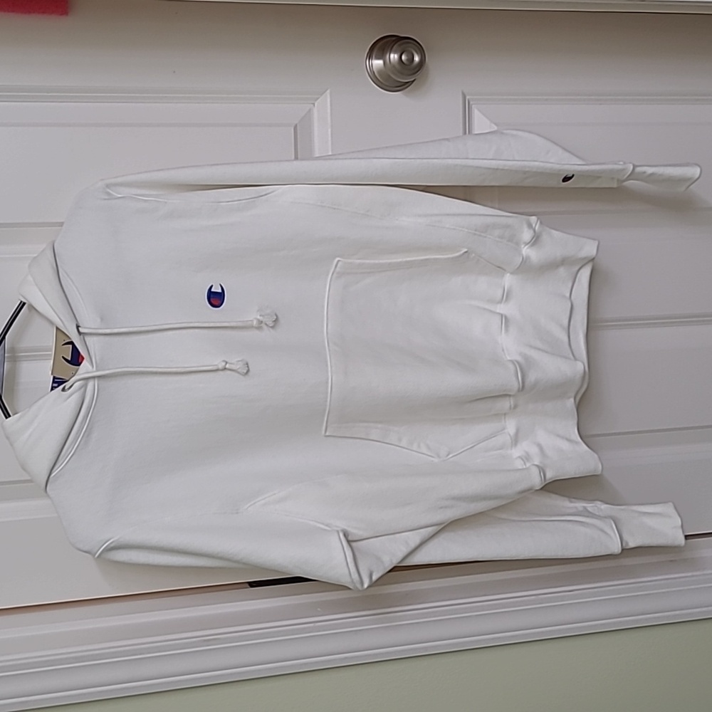 White Champion Hoodie